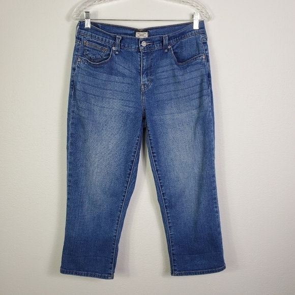 LEVI'S 515 5 POCKET DENIM CAPRI - Picture 1 of 9